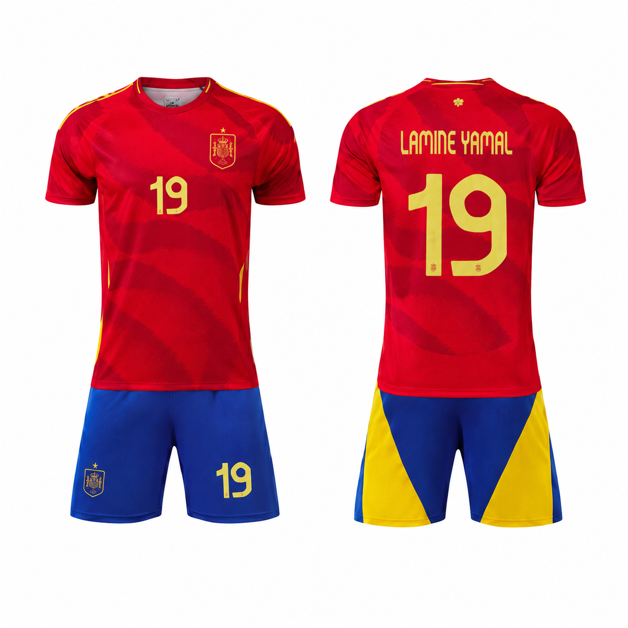 LAMINE YAMAL #19 Spain Home Jersey, 2025